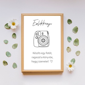 Esküvői emlékkönyv, fotósarok tábla - esküvő - dekoráció - tábla & jelzés - Meska.hu