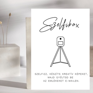 Esküvői szelfibox tábla - esküvő - dekoráció - tábla & jelzés - Meska.hu