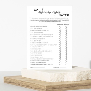Esküvői játék - Meska.hu