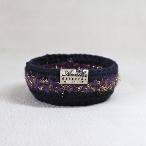 Horgolt ékszertartó, kicsi tárolókosár, Otthon & Életmód, Tárolás & Rendszerezés, Tárolókosár, Horgolás, MESKA