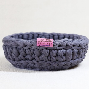 Horgolt tál és kosár szett, Otthon & Életmód, Tárolás & Rendszerezés, Tárolókosár, Decoupage, transzfer és szalvétatechnika, Horgolás, MESKA