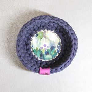 Horgolt tál és kosár szett - otthon & életmód - tárolás & rendszerezés - tárolókosár - Meska.hu