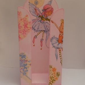 Tündér mintás papírzsebkendőtartó 100 darabos papírzsebkendőhöz, Otthon & Életmód, Tárolás & Rendszerezés, Zsebkendőtartó, Decoupage, transzfer és szalvétatechnika, MESKA