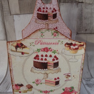 Sütemény,torta mintás fakanáltartó - Meska.hu