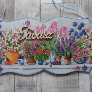 Őszi tök,napraforgó,tavaszi lepke vagy tavaszi virág mintás ajtódísz,függődísz,üdvözlőtábla - otthon & életmód - dekoráció - ajtó- és ablak dekoráció - ajtódísz & kopogtató - Meska.hu