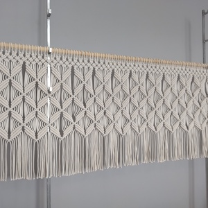 Makramé falvédő 200x70, Otthon & Életmód, Lakástextil, Falvédő, Csomózás, Újrahasznosított alapanyagból készült termékek, MESKA
