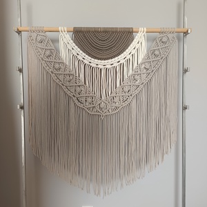 Makramé falidísz XXL - otthon & életmód - dekoráció - fali és függő dekoráció - falra akasztható dekor - Meska.hu