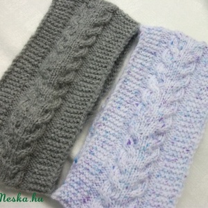 Férfi női sapka helyett: kötött fejpánt, fülmelegítő, felnőtt méret -  - Meska.hu