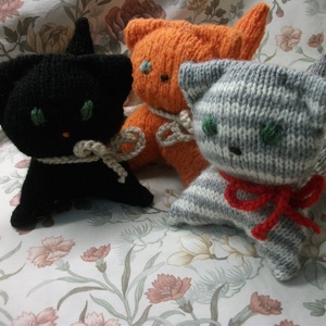 Kötött cica, macska, cicus, 2.600Ft/db, Játék & Sport, Plüssállat & Játékfigura, Cica, Kötés, MESKA