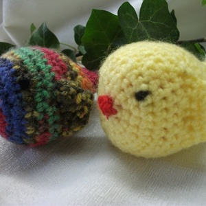 Horgolt madár, madárka párban -  - Meska.hu