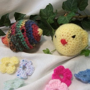 Horgolt madár, madárka párban -  - Meska.hu