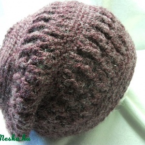 Horgolt bordó buggyos sapka -  - Meska.hu