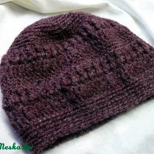 Horgolt bordó buggyos sapka -  - Meska.hu