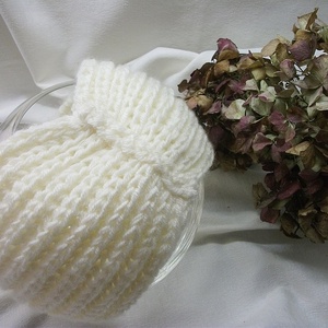 Széles, meleg kötött fejpánt turbán fazonnal, sapka helyett - ruha & divat - sál, sapka, kendő - fejpánt - Meska.hu