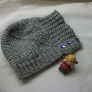 Pilóta, vagy űrhajós, kötött bébi sapka -  - Meska.hu