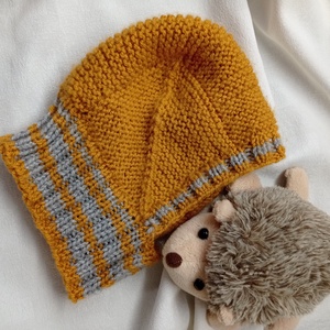 Pilóta, vagy űrhajós, kötött bébi sapka - Meska.hu