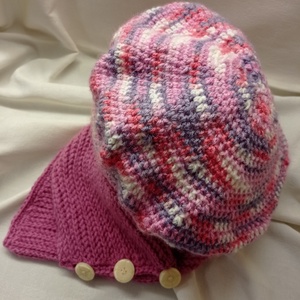 Horgolt sapka és sál , Ruha & Divat, Sál, Sapka, Kendő, Sapka, Horgolás, MESKA