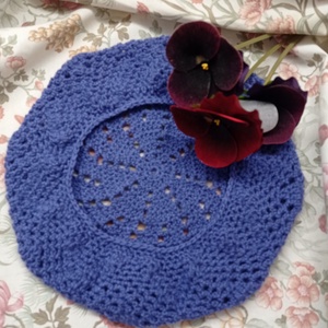 Horgolt, lila barett sapka - ruha & divat - sál, sapka, kendő - sapka - Meska.hu Horgolt, lila barett sapka - ruha & divat - sál, sapka, kendő - sapka - Meska.hu