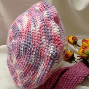 Horgolt sapka és sál  - ruha & divat - sál, sapka, kendő - sapka - Meska.hu