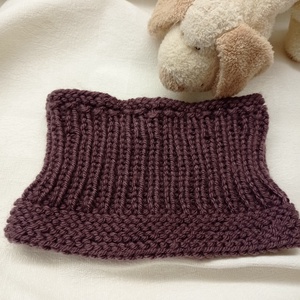 Nyakmelegitő, manó sapkához Sárikának - ruha & divat - babaruha & gyerekruha - babasapka - Meska.hu