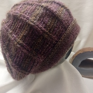 Horgolt, meleg, tarka, behúzott vagy barett sapka - diy (csináld magad) - egységcsomag - Meska.hu