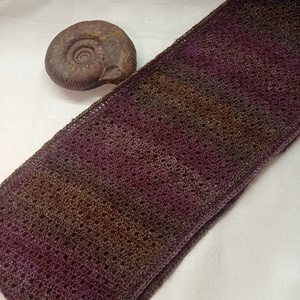 Horgolt, meleg, tarka körsál gyapjú tartalmú fonalból - ruha & divat - sál, sapka, kendő - sapka & sál szett - Meska.hu