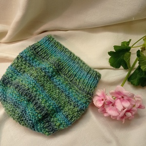 Kötött, szín-átmenetes női sapka,  gyapjú tartalmú fonalból, Ruha & Divat, Sál, Sapka, Kendő, Sapka, Kötés, MESKA