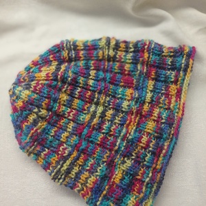 Tarka,  kötött sapka  akril szálból, férfi, női -  - Meska.hu Tarka,  kötött sapka  akril szálból, férfi, női -  - Meska.hu