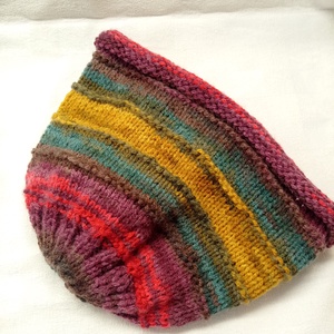 Tarka,  kötött sapka, vastag  akril szálból, férfi, női - Meska.hu
