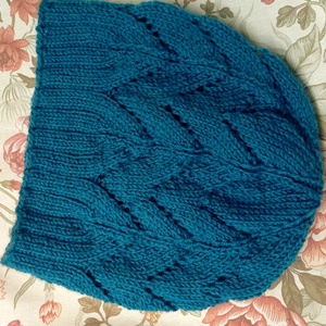 Tiszta gyapjú kötött sapka  - Meska.hu