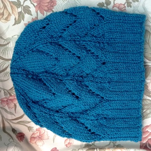 Tiszta gyapjú kötött sapka  - ruha & divat - sál, sapka, kendő - fejpánt - Meska.hu