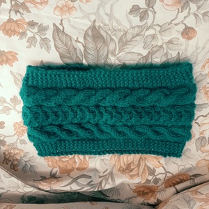 Sapka helyett, divat színből kötött fejpánt, hajpánt,  - ruha & divat - sál, sapka, kendő - fejpánt - Meska.hu