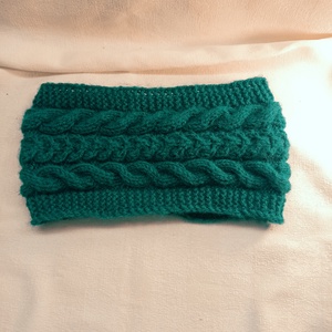 Sapka helyett, divat színből kötött fejpánt, hajpánt,  - ruha & divat - sál, sapka, kendő - fejpánt - Meska.hu