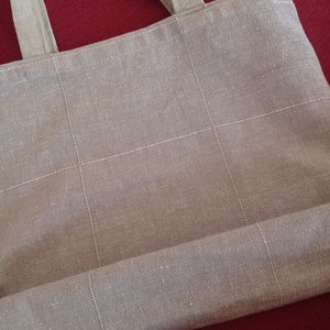 Lenvászon szatyor, bevásárló táska  - táska & tok - bevásárlás & shopper táska - shopper, textiltáska, szatyor - Meska.hu