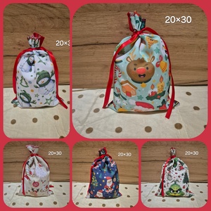 Mikulás zsák  - karácsony - mikulás - mikulás zsák - Meska.hu