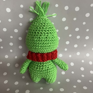 Horgolt mini Grincs - játék & sport - plüssállat & játékfigura - manó - Meska.hu