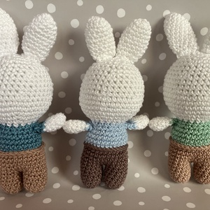 Amigurumi horgolt mini nyuszi  - játék & sport - plüssállat & játékfigura - nyuszi - Meska.hu