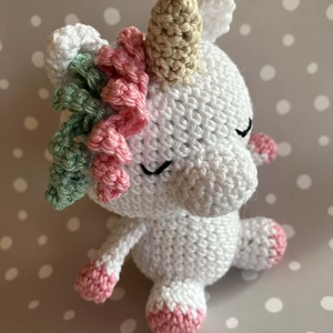 Amigurumi horgolt unikornis - játék & sport - plüssállat & játékfigura - unikornis - Meska.hu