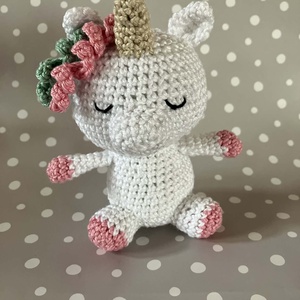 Amigurumi horgolt unikornis - játék & sport - plüssállat & játékfigura - unikornis - Meska.hu