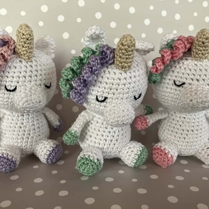 Amigurumi horgolt unikornis, Játék & Sport, Plüssállat & Játékfigura, Unikornis, , MESKA