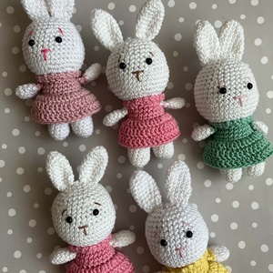 Amigurumi horgolt mini nyuszi - Meska.hu