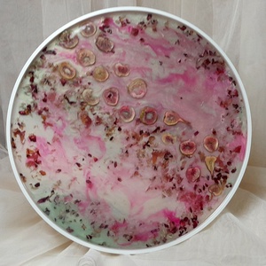 Epoxy dohányzó asztal  - Meska.hu