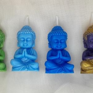 7 csakra buddha gyertya szett - otthon & életmód - gyertya, illat, aroma - gyertya - Meska.hu