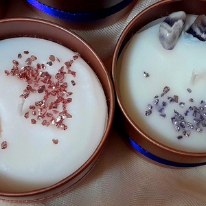 Ásvány illatgyertya - otthon & életmód - gyertya, illat, aroma - gyertya - Meska.hu