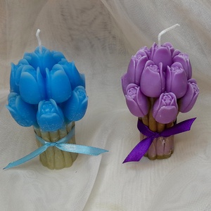 Tulipán illatgyertya  - otthon & életmód - gyertya, illat, aroma - gyertya - Meska.hu