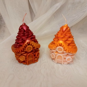 Mézeskalács házikó illatgyertya , Otthon & Életmód, Gyertya, illat, aroma, Gyertya, Gyertya-, mécseskészítés, MESKA