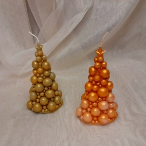 Karácsonyfa illatgyertya  - Meska.hu