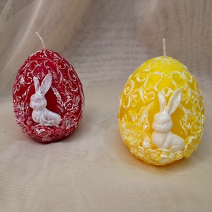Húsvéti tojás gyertya - otthon & életmód - gyertya, illat, aroma - gyertya - Meska.hu