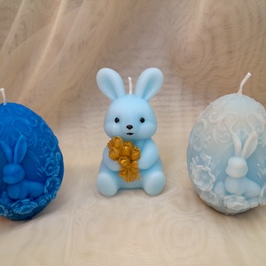 Húsvéti tojás gyertya - otthon & életmód - gyertya, illat, aroma - gyertya - Meska.hu