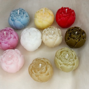 Mini bazsarózsa illatgyertya - Meska.hu